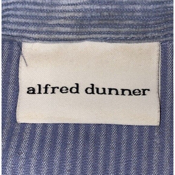Alfred Dunner women’s zip up corduroy jacket Light Blue size 14 - Picture 6 of 12